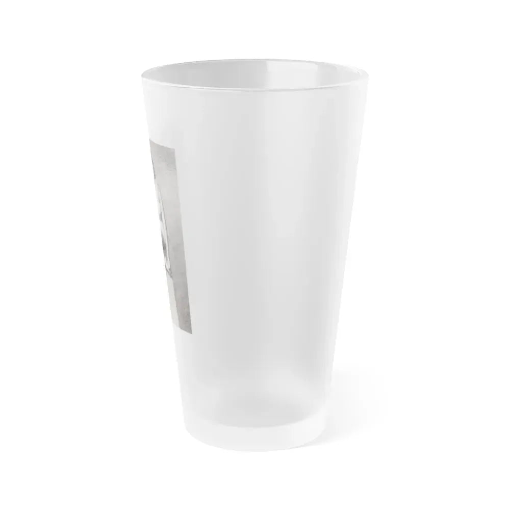 Joan Shawlee #25 (Vintage Female Icon) Frosted Pint Glass 16oz - Go Mug Yourself