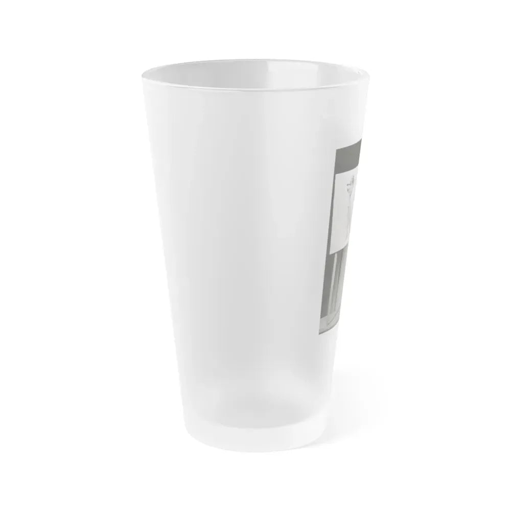 Joan Shawlee #27 (Vintage Female Icon) Frosted Pint Glass 16oz - Go Mug Yourself