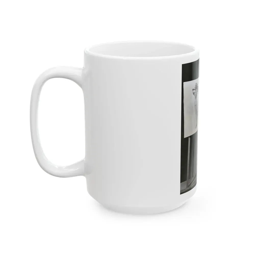 Joan Shawlee #27 (Vintage Female Icon) White Coffee Mug - Go Mug Yourself