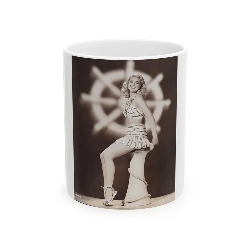 Joan Shawlee #29 (Vintage Female Icon) White Coffee Mug 11oz - Go Mug Yourself