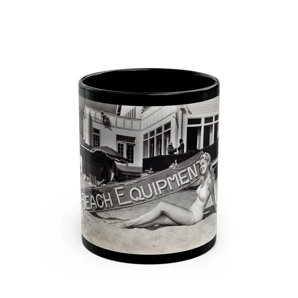 Joan Shawlee #30 (Vintage Female Icon) Black Coffee Mug 11oz - Go Mug Yourself