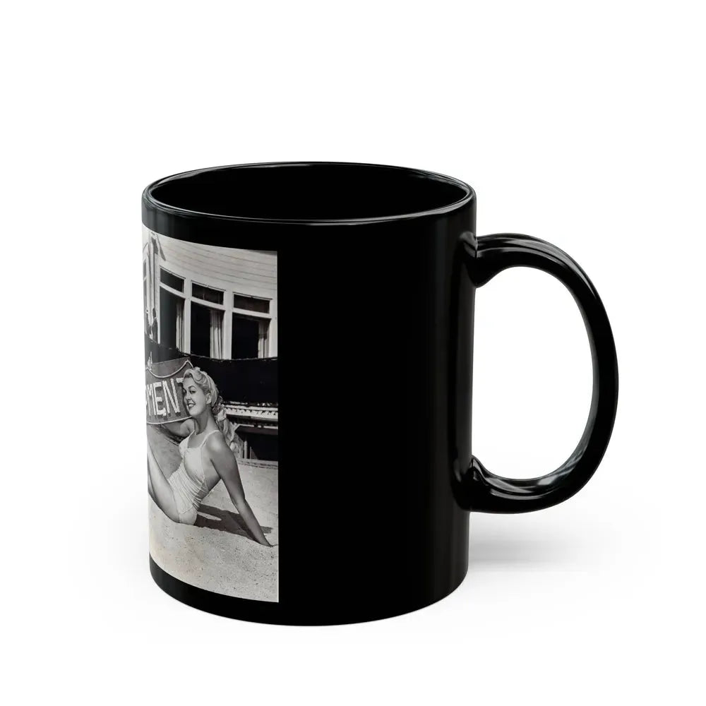 Joan Shawlee #30 (Vintage Female Icon) Black Coffee Mug - Go Mug Yourself