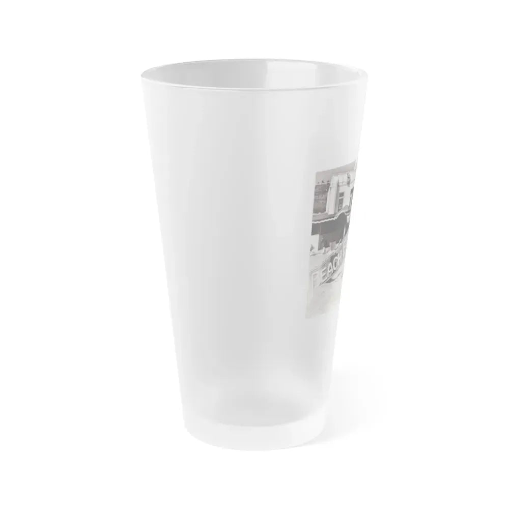 Joan Shawlee #30 (Vintage Female Icon) Frosted Pint Glass 16oz - Go Mug Yourself
