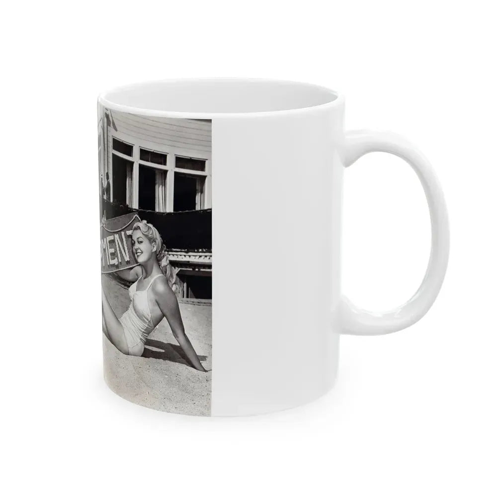 Joan Shawlee #30 (Vintage Female Icon) White Coffee Mug - Go Mug Yourself