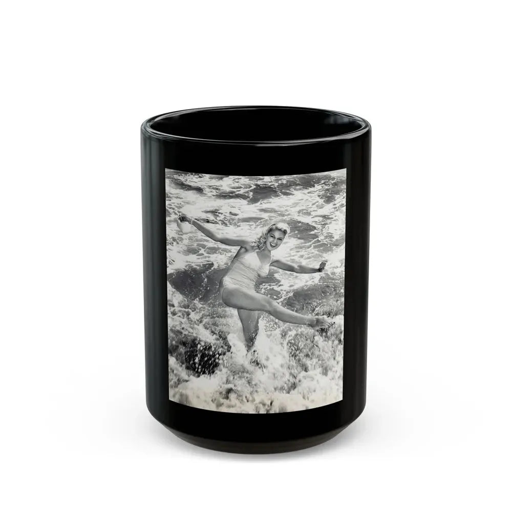 Joan Shawlee #31 (Vintage Female Icon) Black Coffee Mug 15oz - Go Mug Yourself