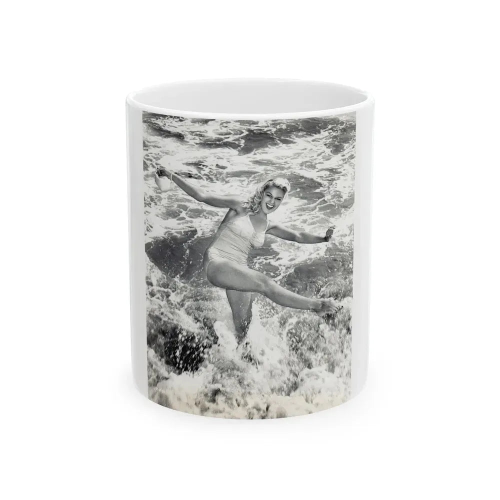 Joan Shawlee #31 (Vintage Female Icon) White Coffee Mug 11oz - Go Mug Yourself