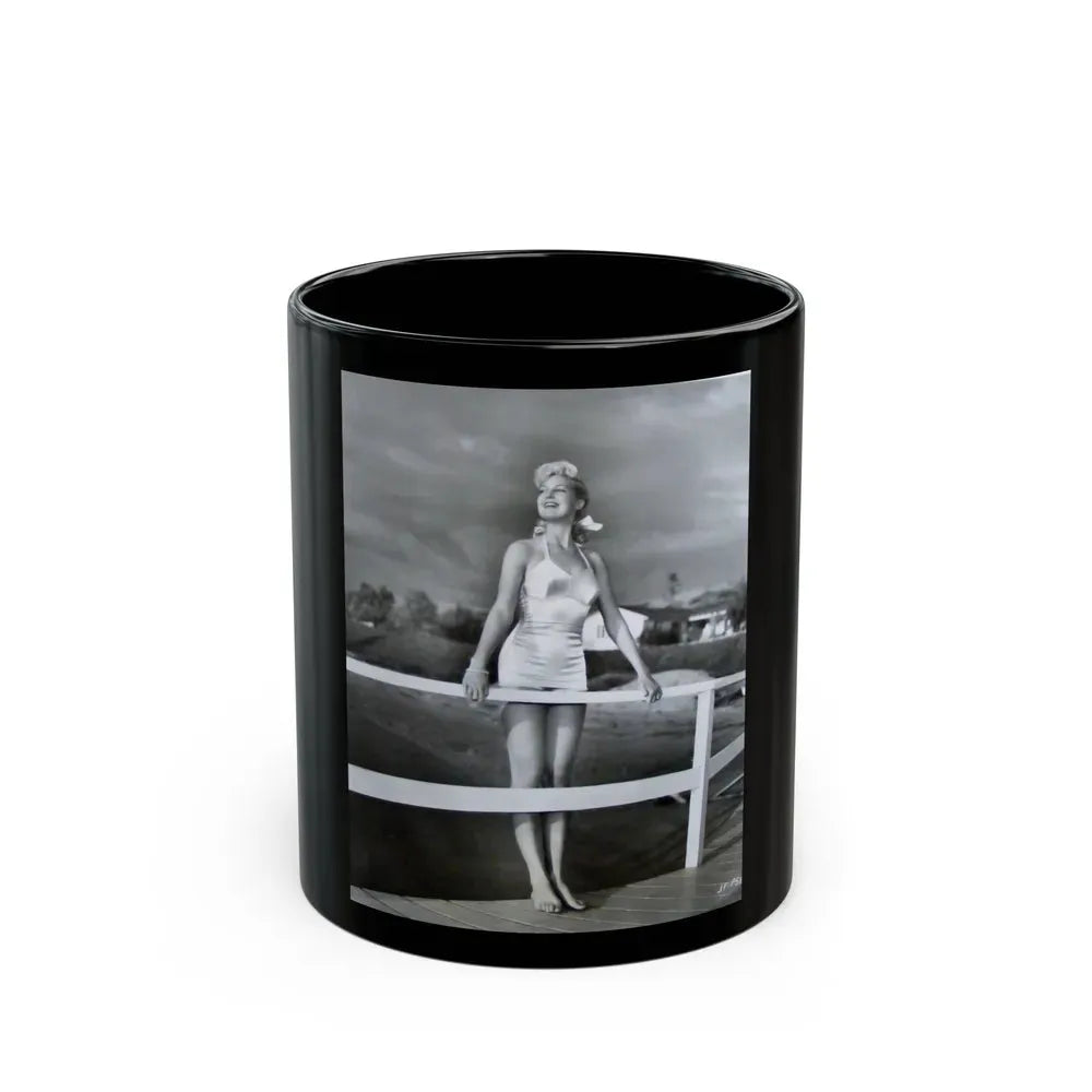 Joan Shawlee #32 (Vintage Female Icon) Black Coffee Mug 11oz - Go Mug Yourself
