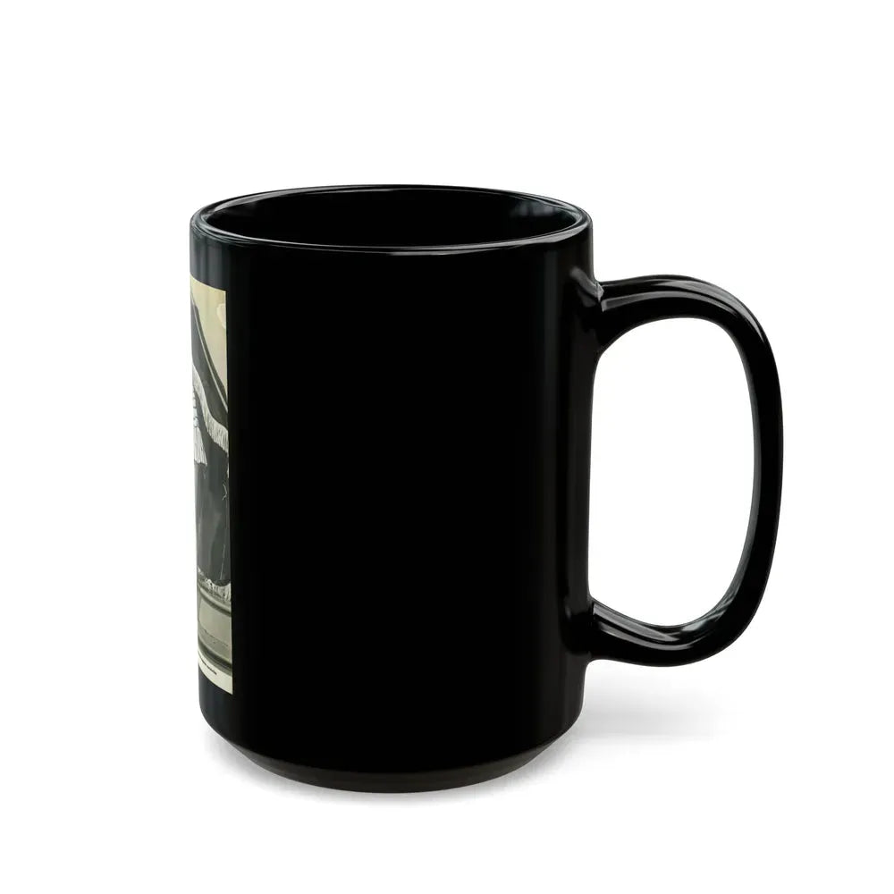 Joan Shawlee #45 (Vintage Female Icon) Black Coffee Mug - Go Mug Yourself