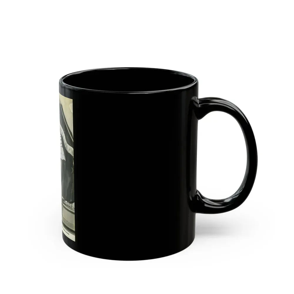 Joan Shawlee #45 (Vintage Female Icon) Black Coffee Mug - Go Mug Yourself