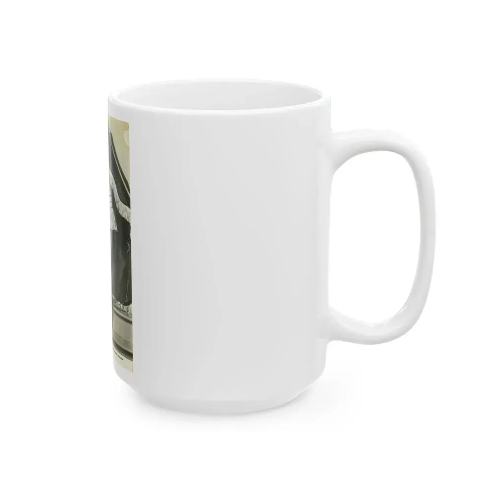 Joan Shawlee #45 (Vintage Female Icon) White Coffee Mug - Go Mug Yourself