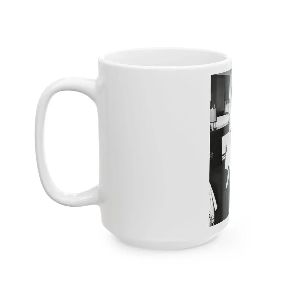 Joan Taylor #08 (Vintage Female Icon) White Coffee Mug - Go Mug Yourself