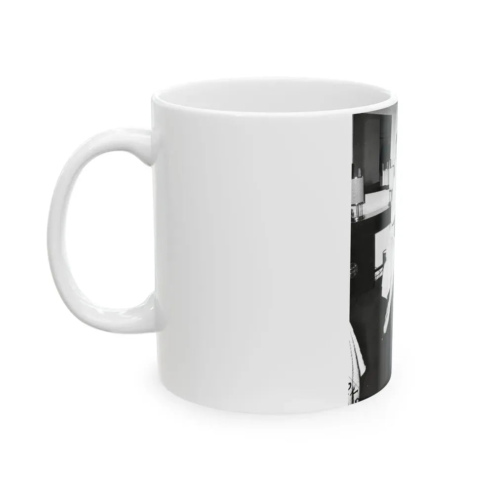 Joan Taylor #08 (Vintage Female Icon) White Coffee Mug - Go Mug Yourself