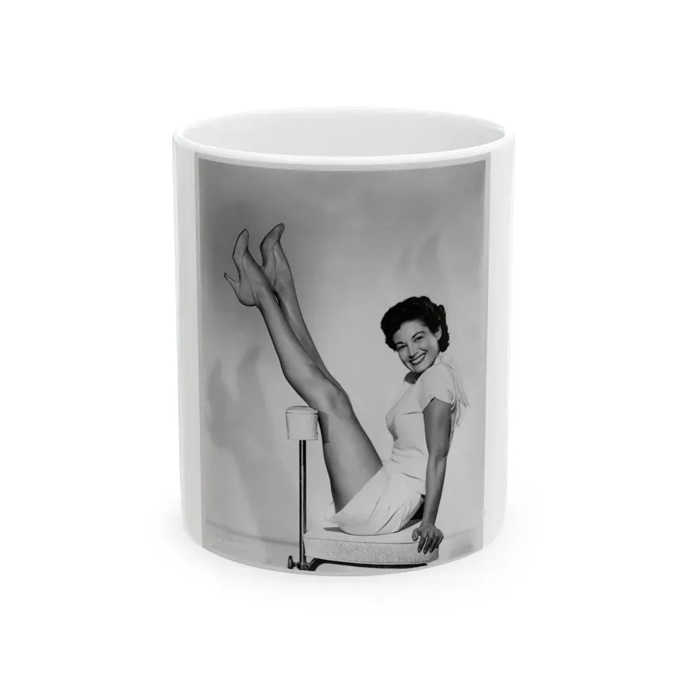 Joan Taylor #16 (Vintage Female Icon) White Coffee Mug 11oz - Go Mug Yourself