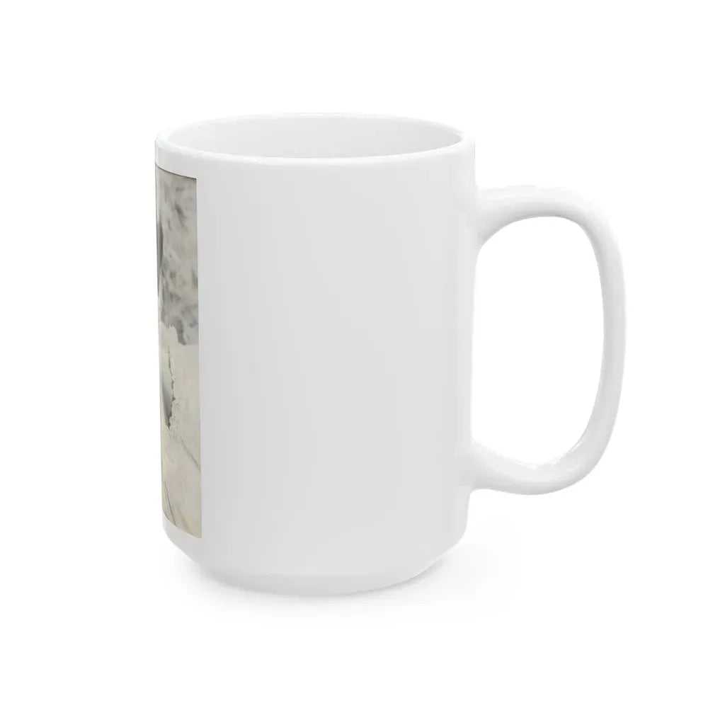 Joan Taylor #18 (Vintage Female Icon) White Coffee Mug - Go Mug Yourself