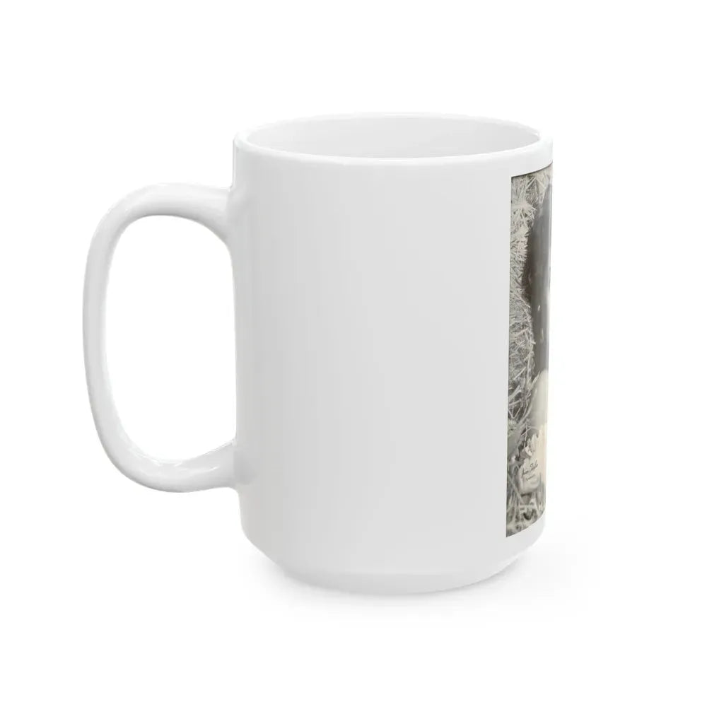 Joan Taylor #18 (Vintage Female Icon) White Coffee Mug - Go Mug Yourself