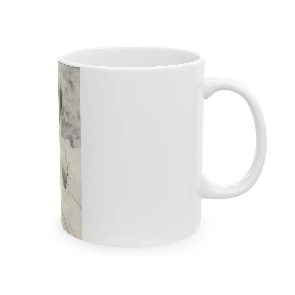 Joan Taylor #18 (Vintage Female Icon) White Coffee Mug - Go Mug Yourself