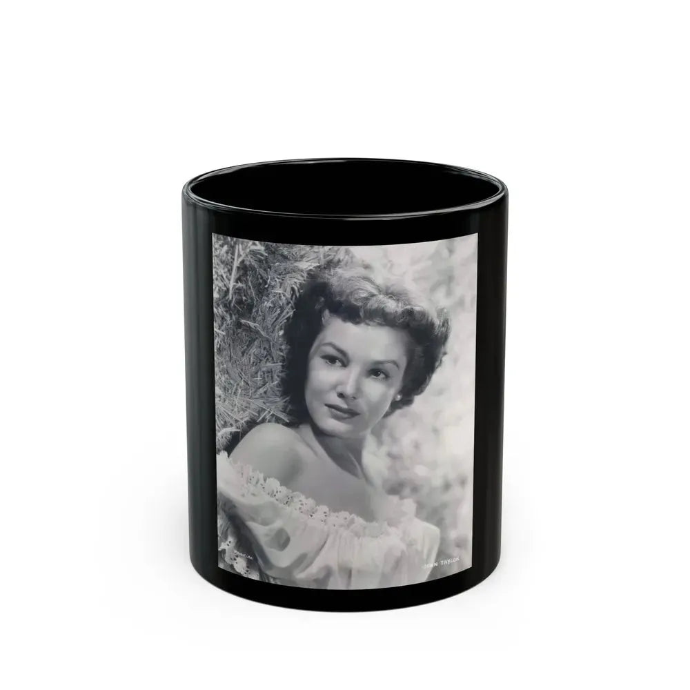 Joan Taylor #19 (Vintage Female Icon) Black Coffee Mug 11oz - Go Mug Yourself