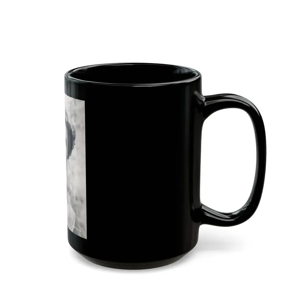Joan Taylor #19 (Vintage Female Icon) Black Coffee Mug - Go Mug Yourself