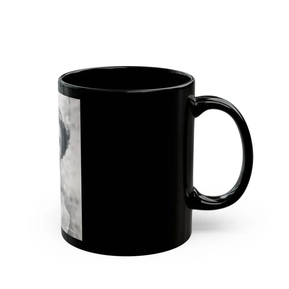 Joan Taylor #19 (Vintage Female Icon) Black Coffee Mug - Go Mug Yourself