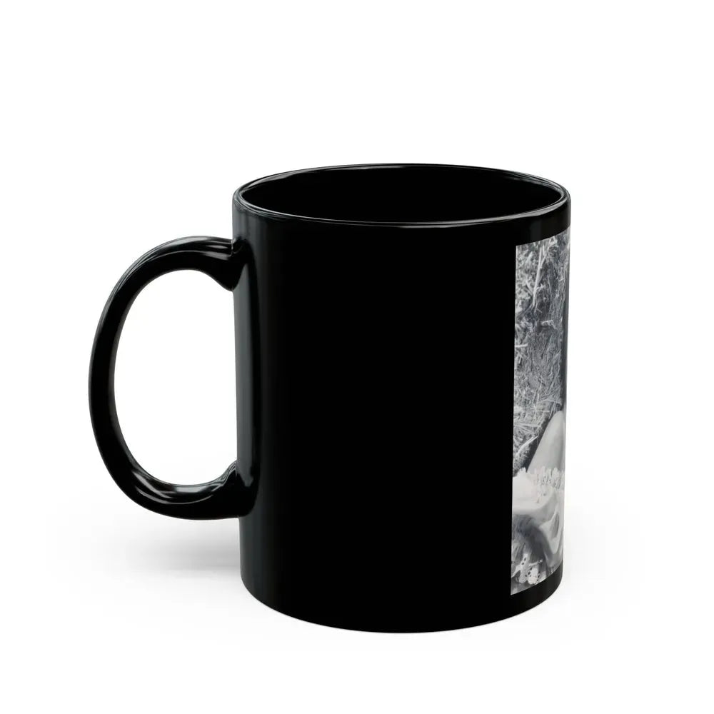 Joan Taylor #19 (Vintage Female Icon) Black Coffee Mug - Go Mug Yourself