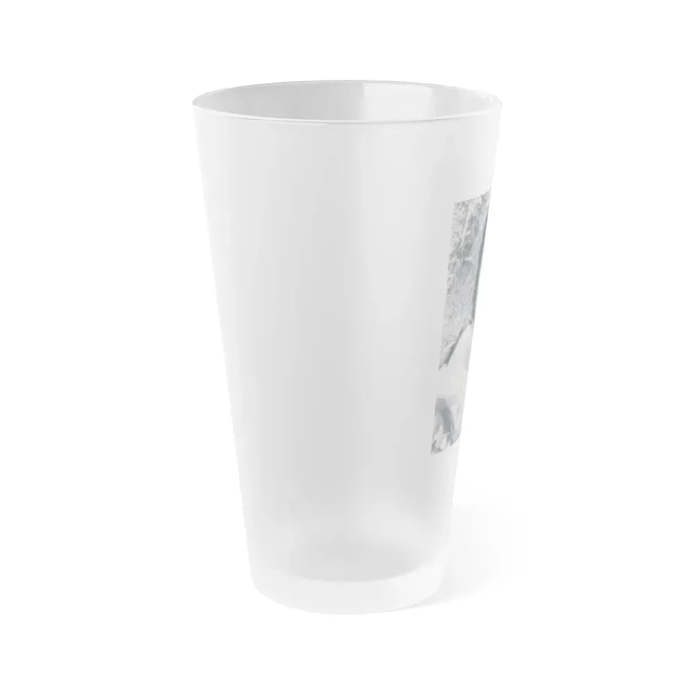 Joan Taylor #19 (Vintage Female Icon) Frosted Pint Glass 16oz - Go Mug Yourself