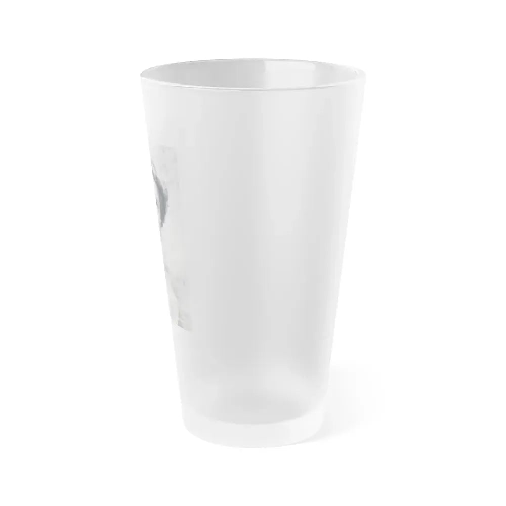 Joan Taylor #19 (Vintage Female Icon) Frosted Pint Glass 16oz - Go Mug Yourself