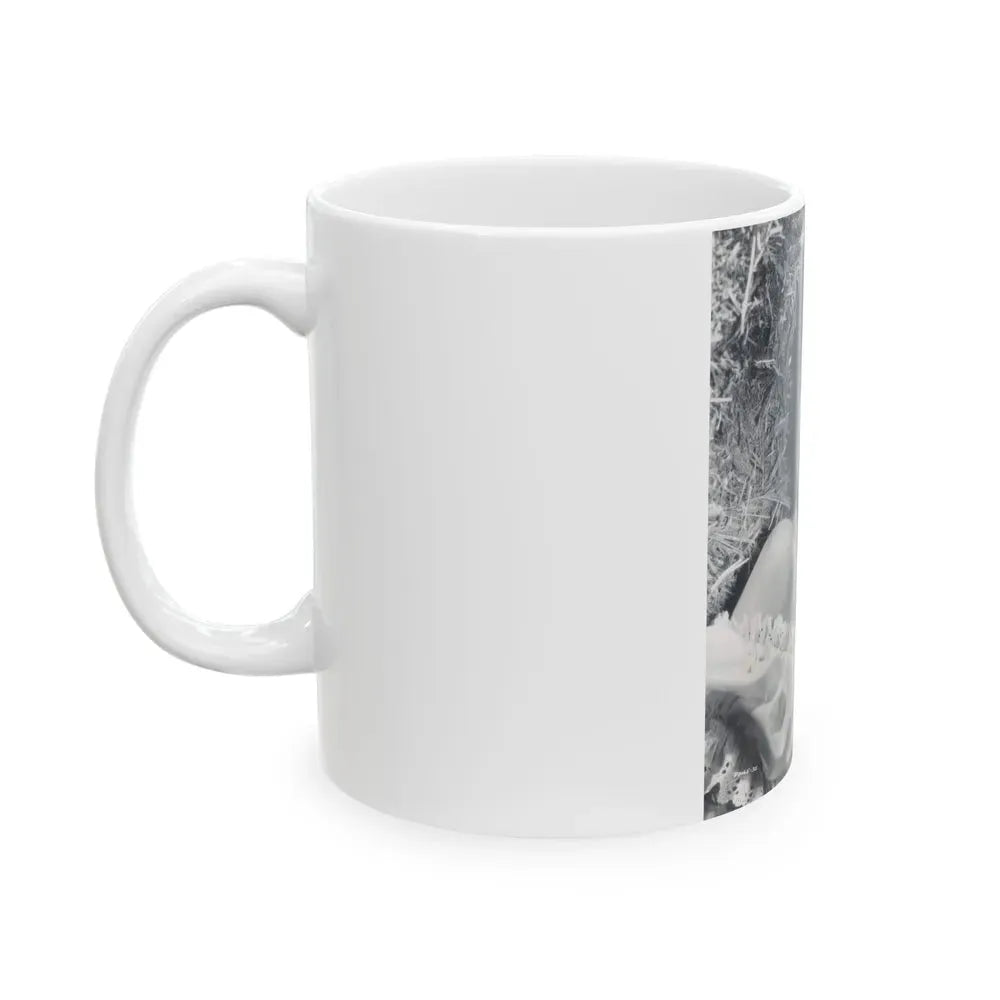 Joan Taylor #19 (Vintage Female Icon) White Coffee Mug - Go Mug Yourself