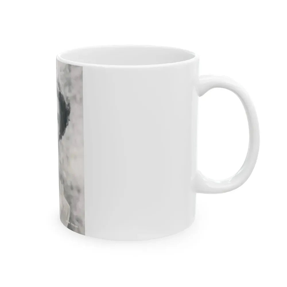 Joan Taylor #19 (Vintage Female Icon) White Coffee Mug - Go Mug Yourself