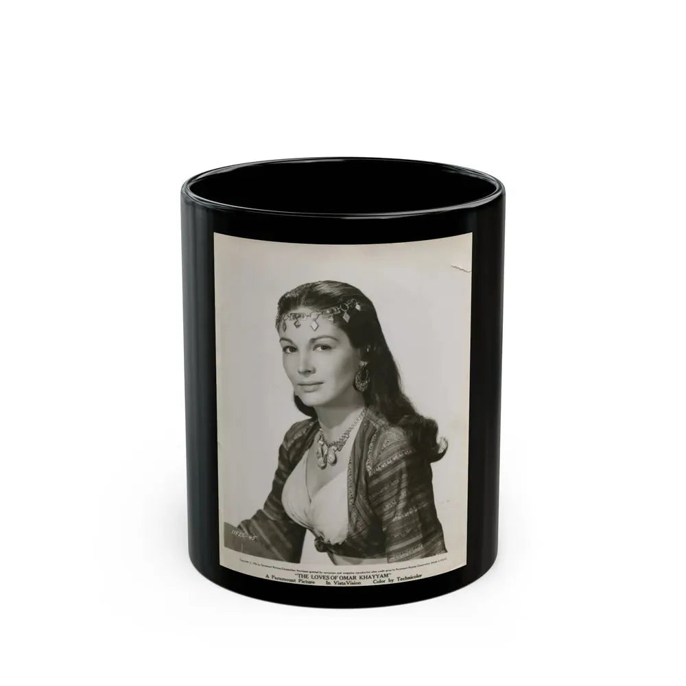 Joan Taylor #23 (Vintage Female Icon) Black Coffee Mug 11oz - Go Mug Yourself