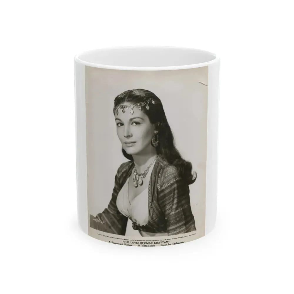 Joan Taylor #23 (Vintage Female Icon) White Coffee Mug 11oz - Go Mug Yourself