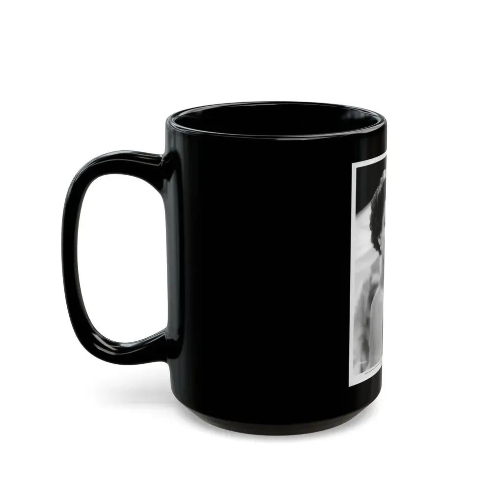 Joan Taylor #24 (Vintage Female Icon) Black Coffee Mug - Go Mug Yourself