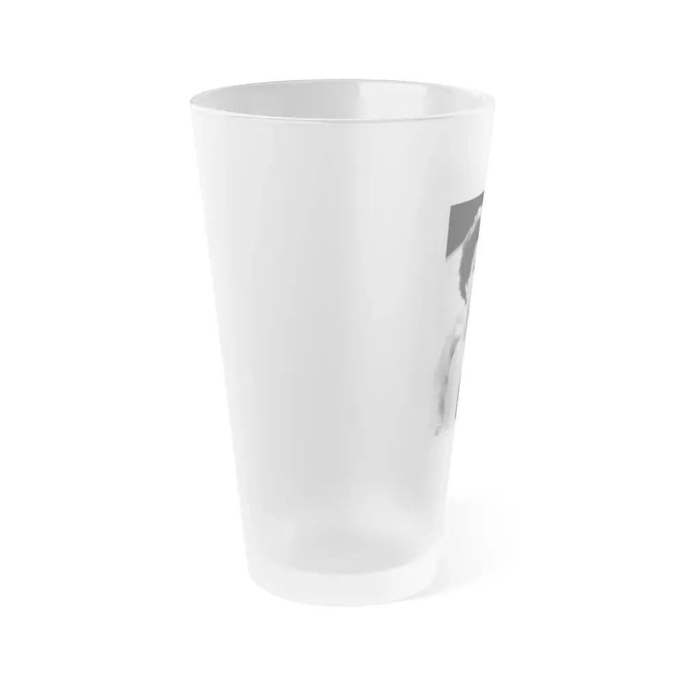 Joan Taylor #24 (Vintage Female Icon) Frosted Pint Glass 16oz - Go Mug Yourself
