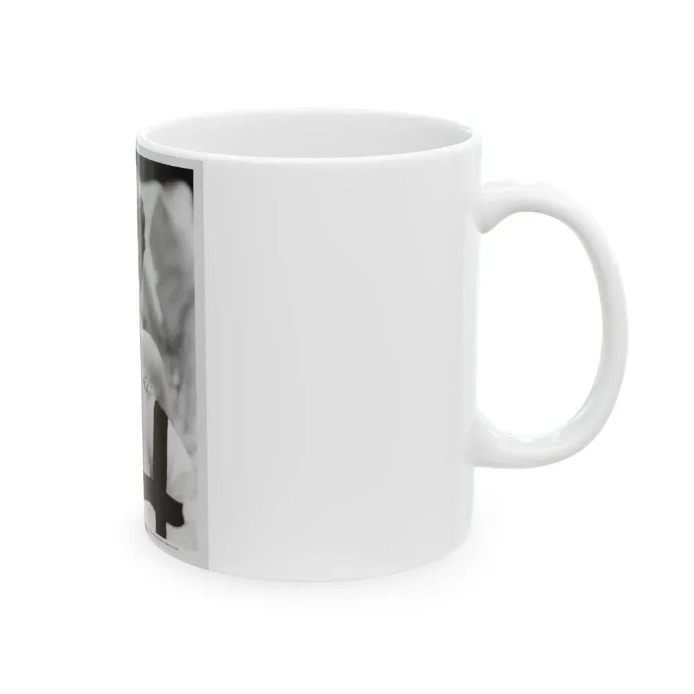 Joan Taylor #24 (Vintage Female Icon) White Coffee Mug - Go Mug Yourself