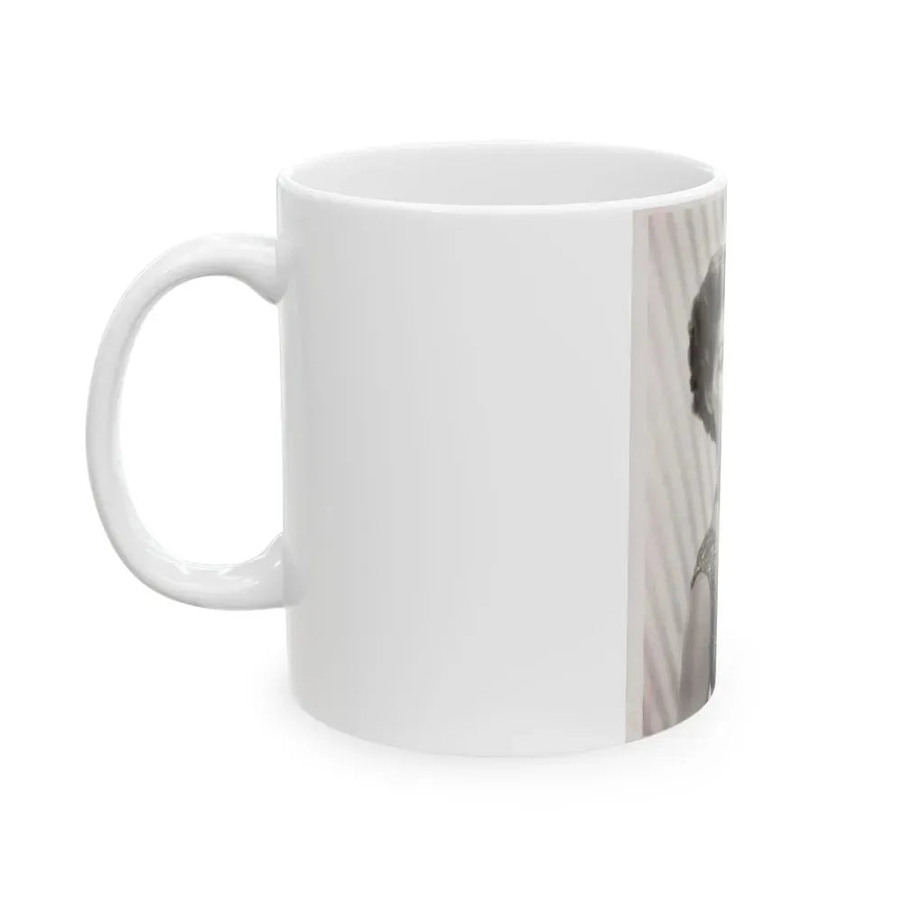 Joan Taylor #25 (Vintage Female Icon) White Coffee Mug - Go Mug Yourself