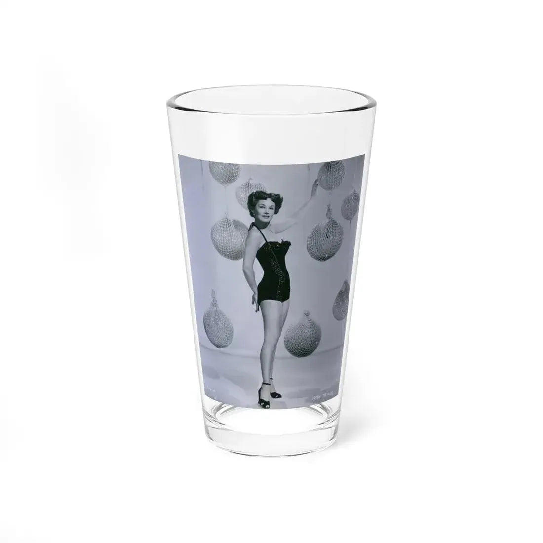 Joan Taylor #28 (Vintage Female Icon) Pint Glass 16oz 16oz - Go Mug Yourself