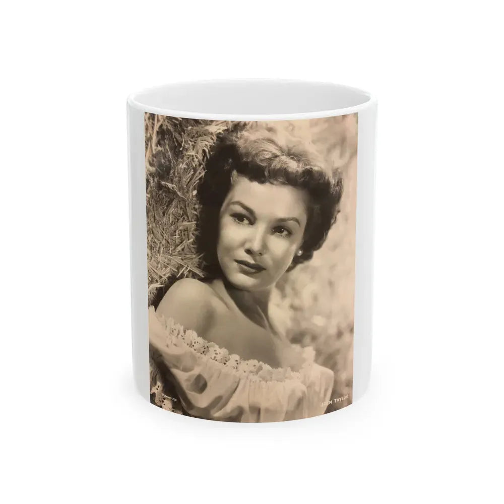Joan Taylor #29 (Vintage Female Icon) White Coffee Mug 11oz - Go Mug Yourself