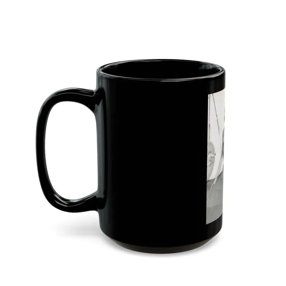 Joan Taylor #32 (Vintage Female Icon) Black Coffee Mug - Go Mug Yourself