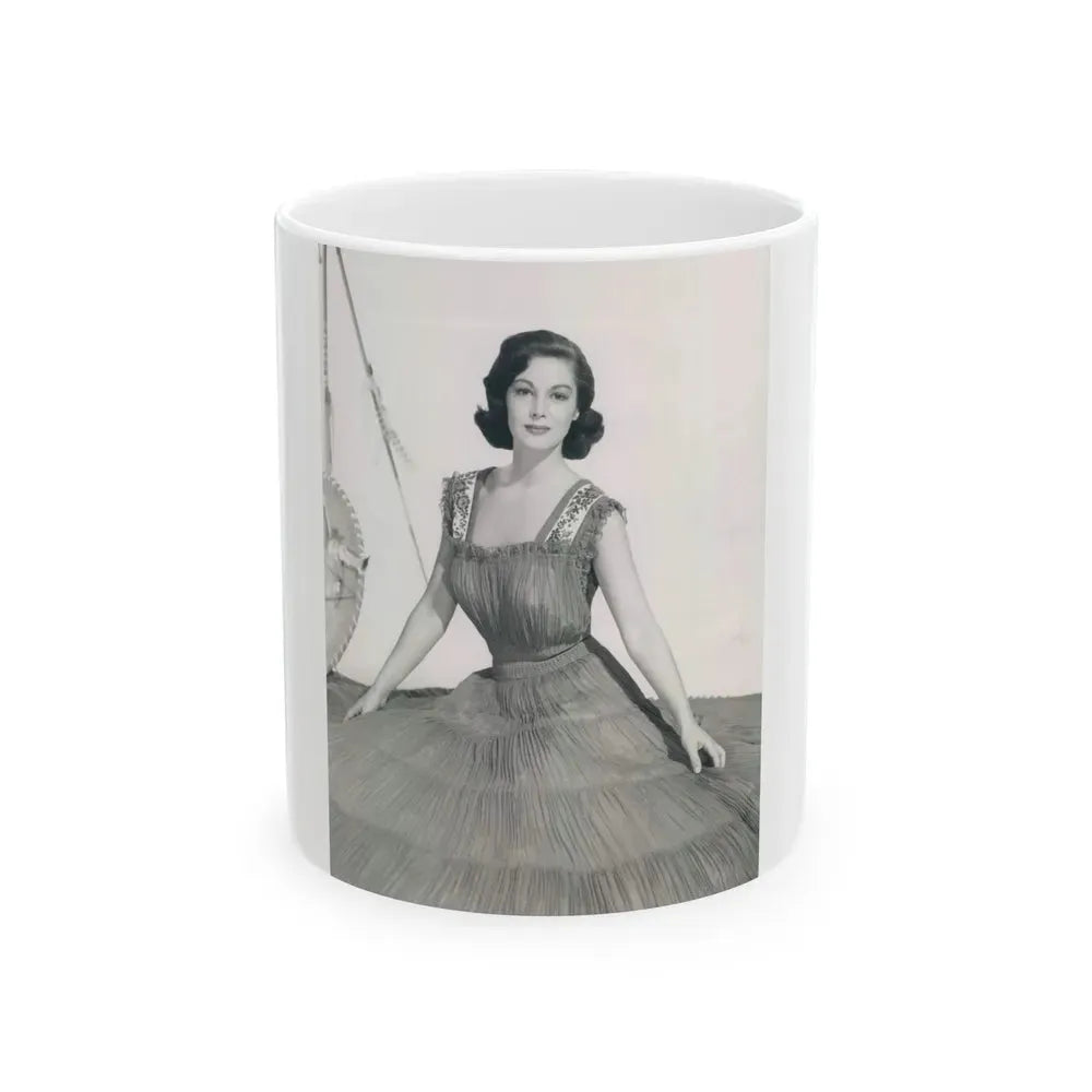 Joan Taylor #32 (Vintage Female Icon) White Coffee Mug 11oz - Go Mug Yourself