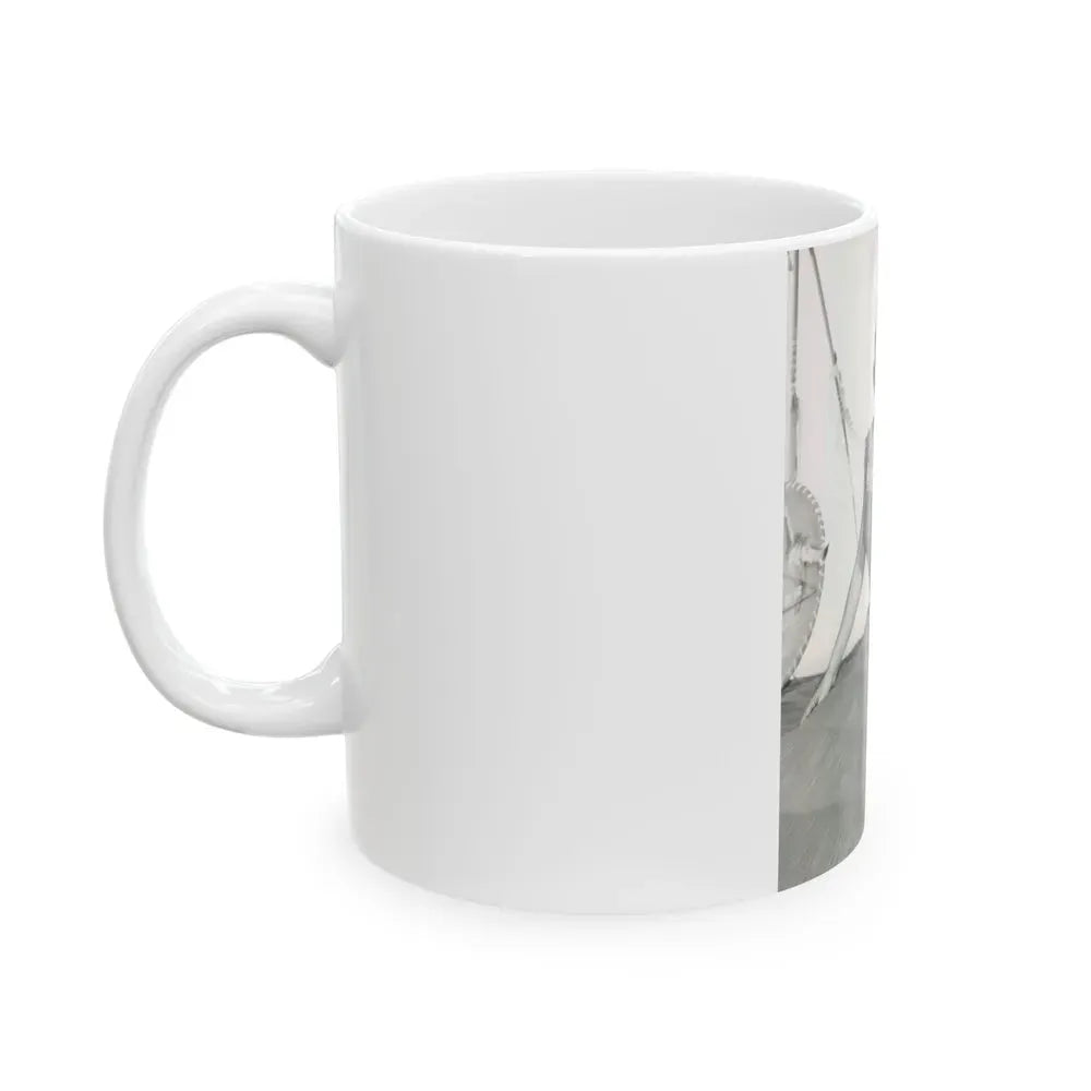 Joan Taylor #32 (Vintage Female Icon) White Coffee Mug - Go Mug Yourself