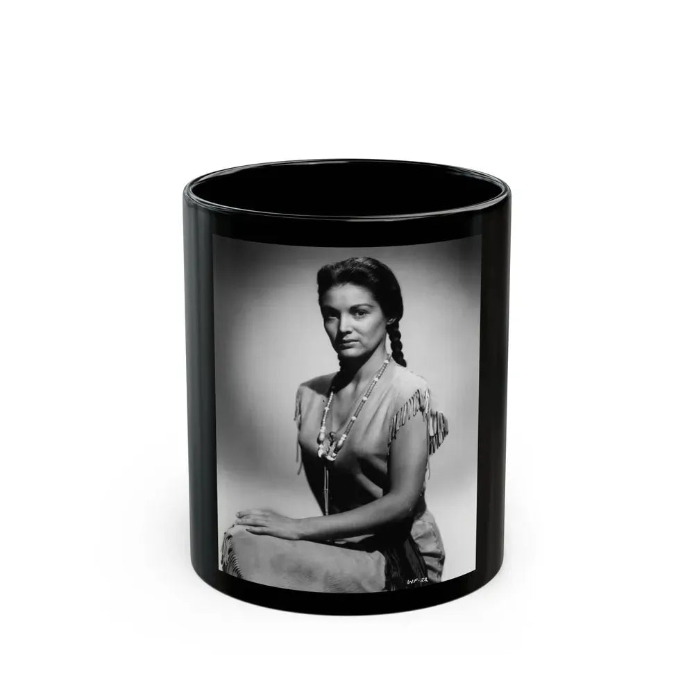 Joan Taylor #37 (Vintage Female Icon) Black Coffee Mug 11oz - Go Mug Yourself