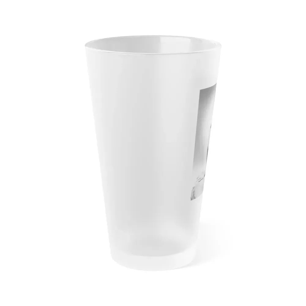 Joan Taylor #37 (Vintage Female Icon) Frosted Pint Glass 16oz - Go Mug Yourself