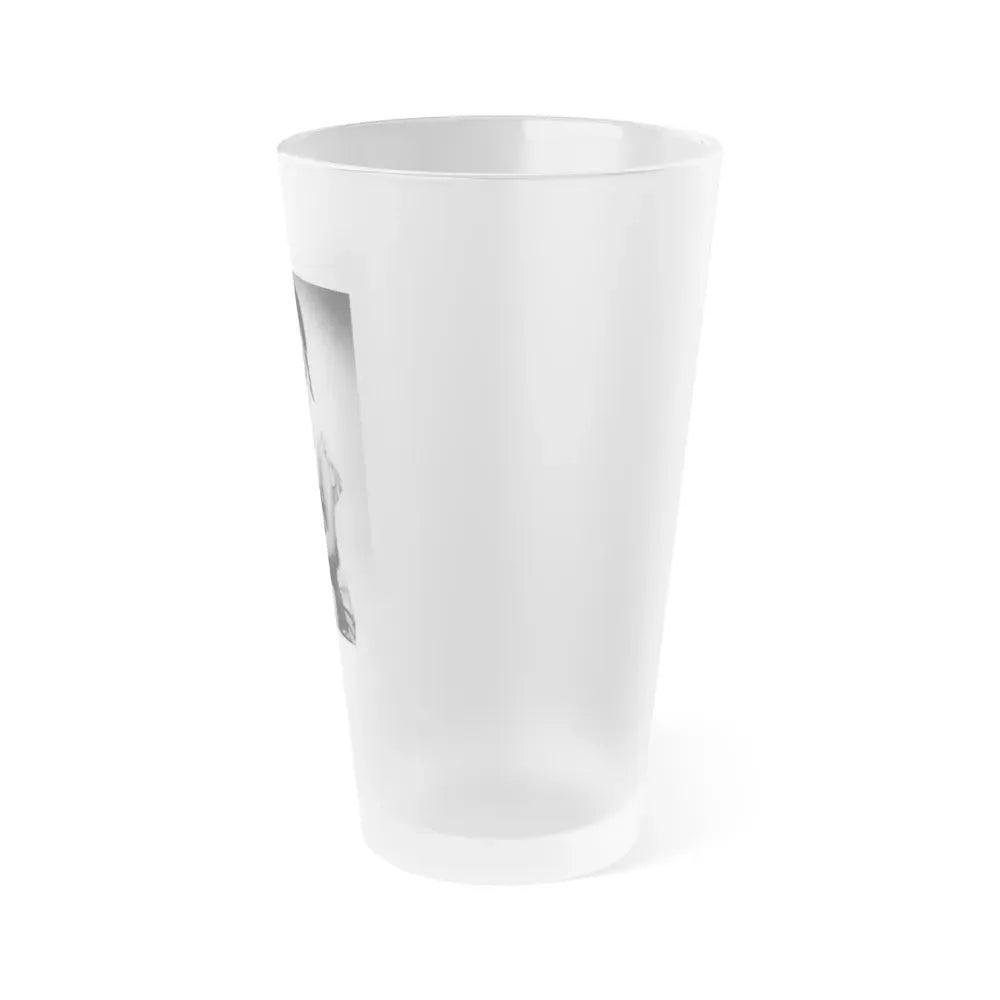 Joan Taylor #37 (Vintage Female Icon) Frosted Pint Glass 16oz - Go Mug Yourself