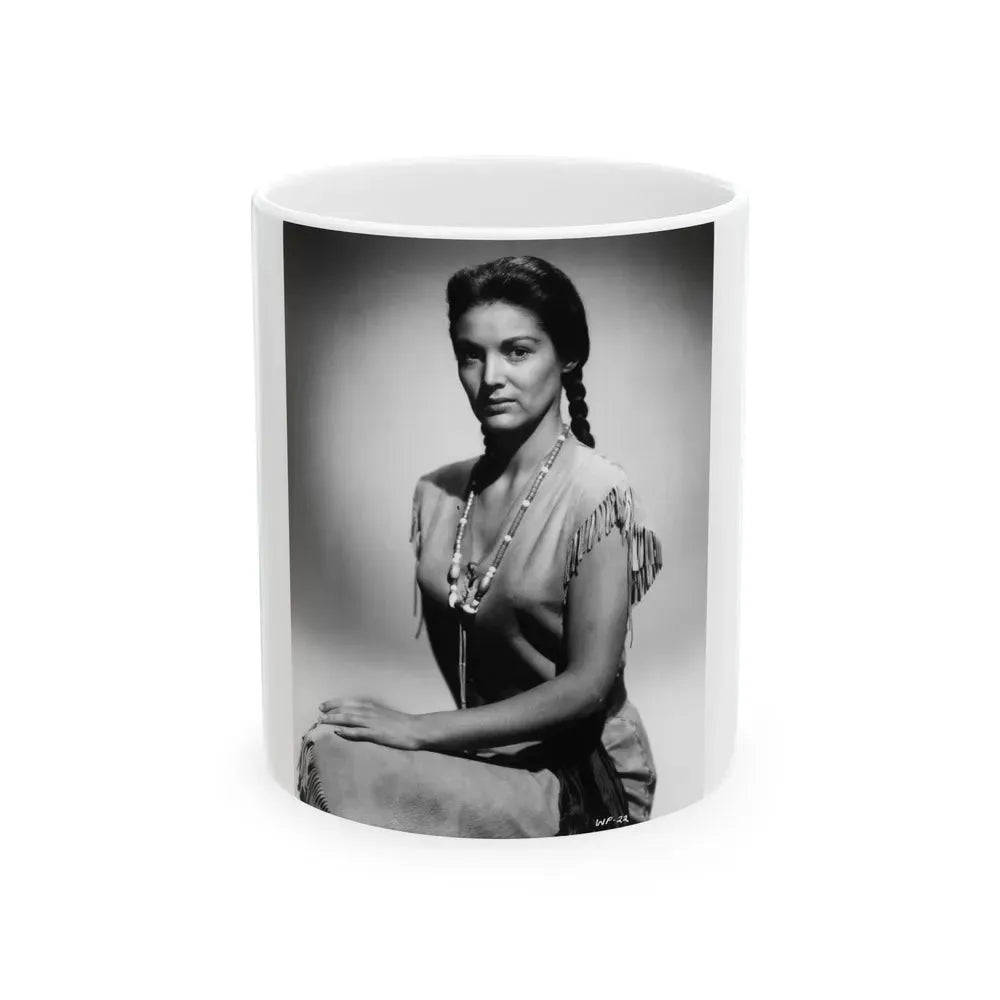 Joan Taylor #37 (Vintage Female Icon) White Coffee Mug 11oz - Go Mug Yourself