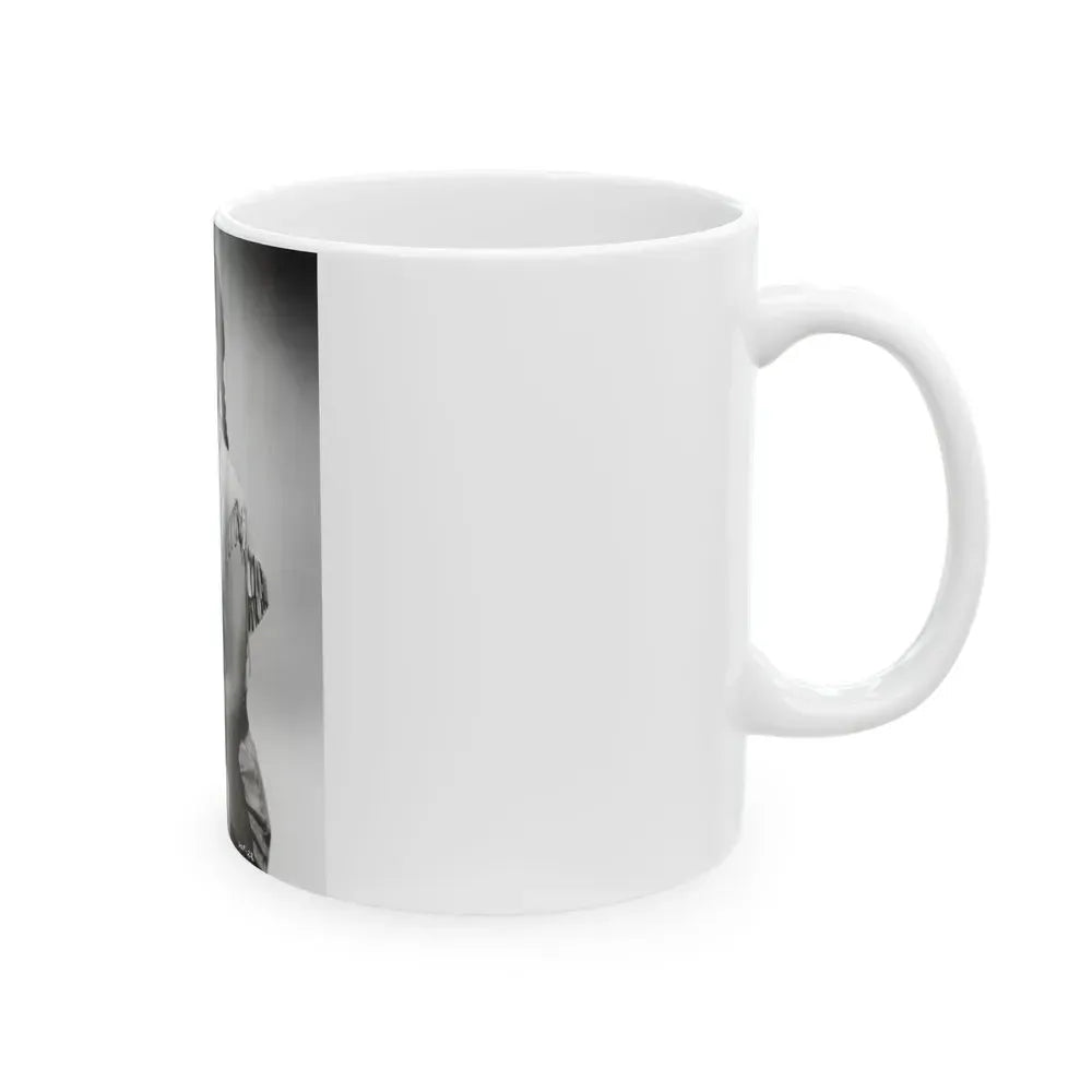 Joan Taylor #37 (Vintage Female Icon) White Coffee Mug - Go Mug Yourself