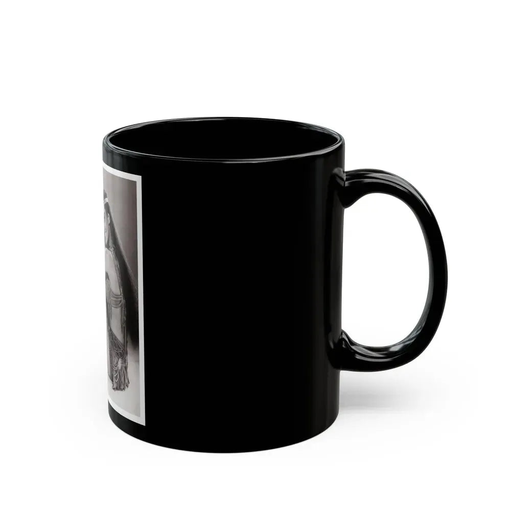 Joan Taylor #64 (Vintage Female Icon) Black Coffee Mug - Go Mug Yourself