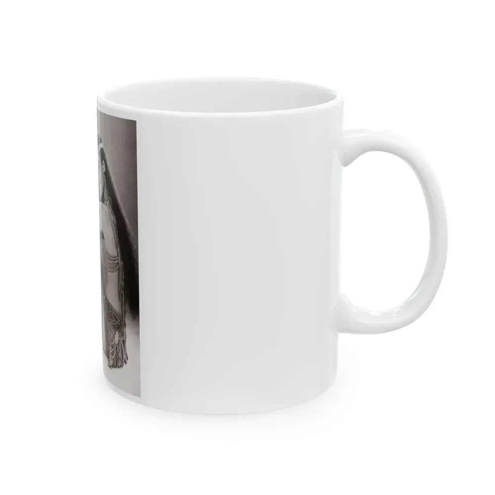Joan Taylor #64 (Vintage Female Icon) White Coffee Mug - Go Mug Yourself