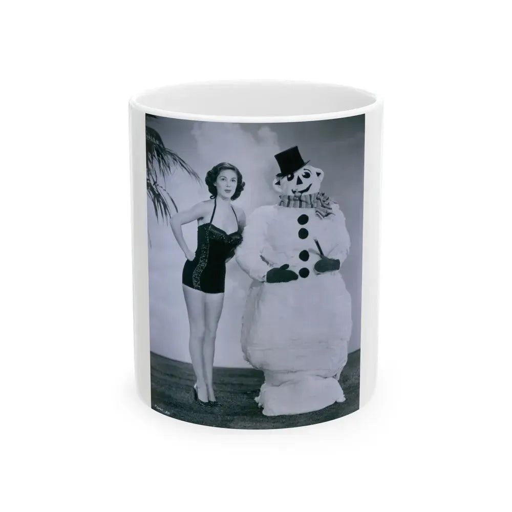 Joan Taylor #67 (Vintage Female Icon) White Coffee Mug 11oz - Go Mug Yourself