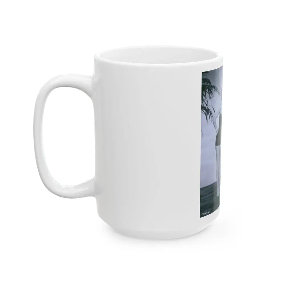 Joan Taylor #67 (Vintage Female Icon) White Coffee Mug - Go Mug Yourself