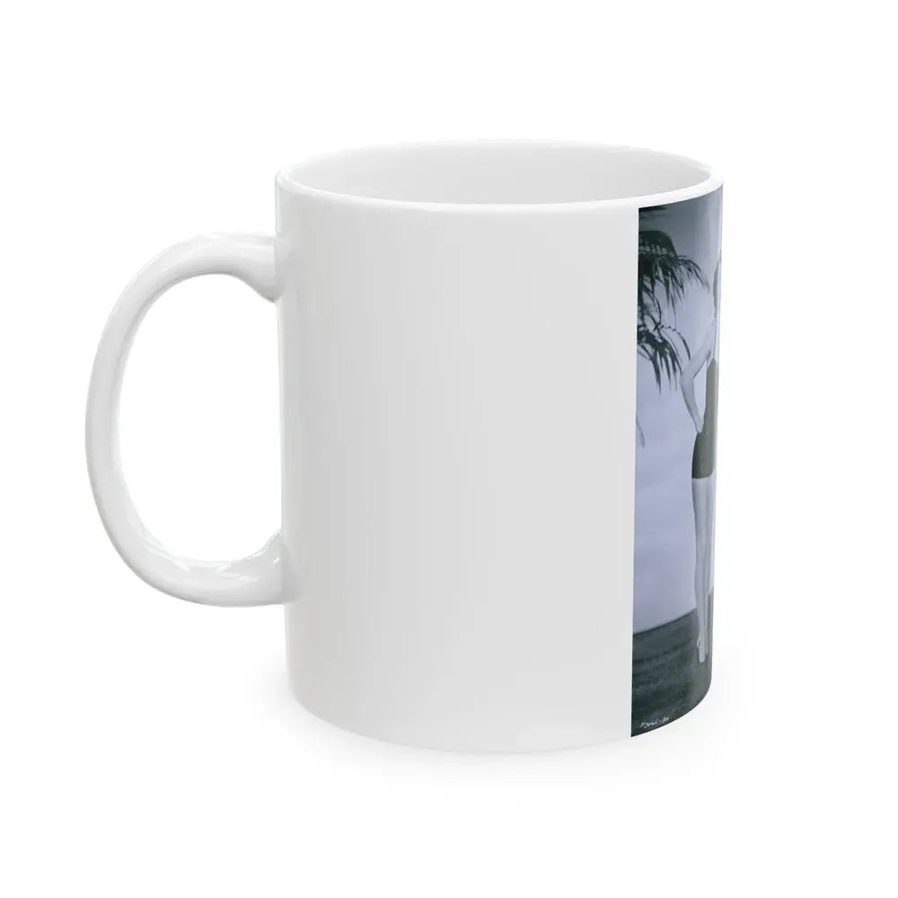 Joan Taylor #67 (Vintage Female Icon) White Coffee Mug - Go Mug Yourself
