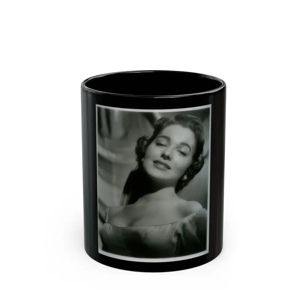 Joan Weldon #01 (Vintage Female Icon) Black Coffee Mug 11oz - Go Mug Yourself